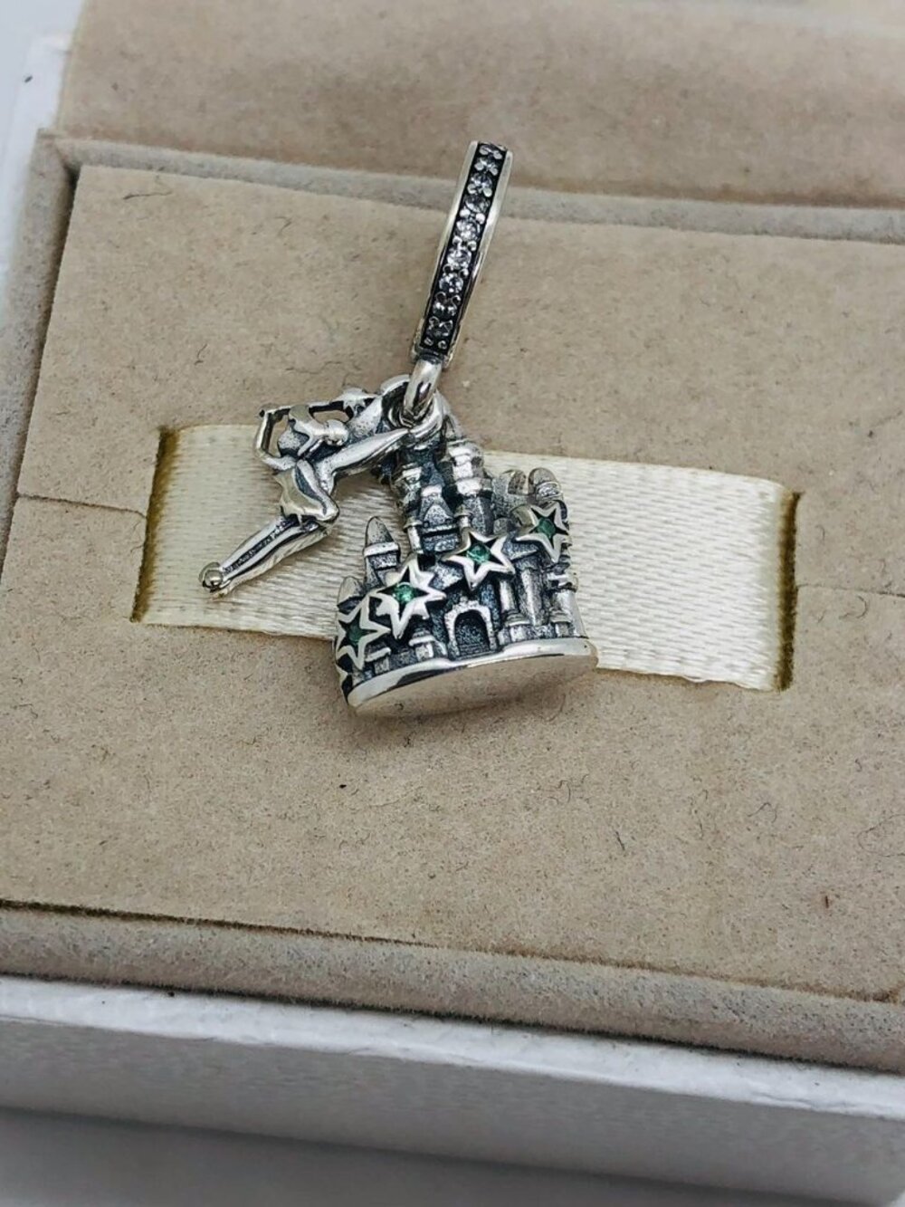 ✨🔥Pandora Disney Castle of Magical Dreams TinkerBell Charm - Picture 8 of 10